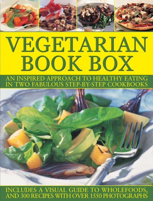 Vegetarian Book Box : An Inspired Approach to Healthy Eating in Two Fabulous Step-by-Step Cookbooks, Hardback Book