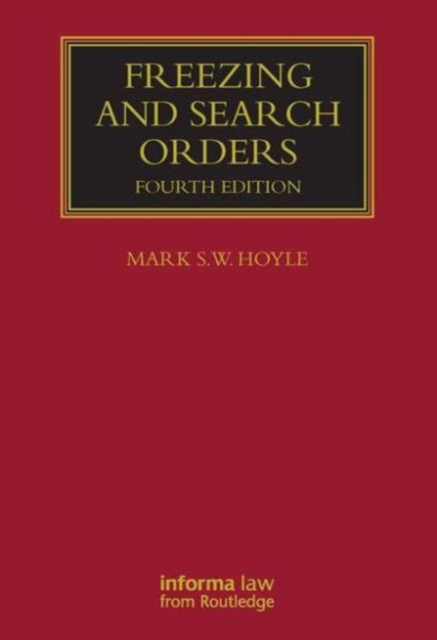Freezing and Search Orders, Hardback Book