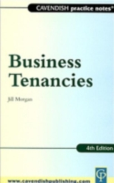 Practice Notes on Business Tenancies, PDF eBook