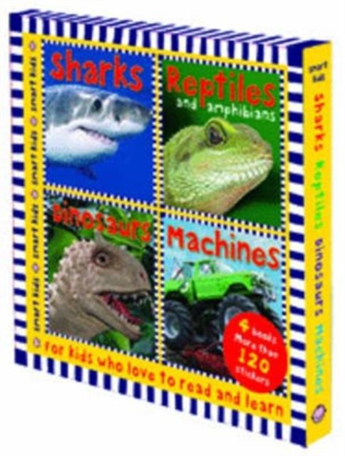 Smart Kids Sticker Books Slipcase, Hardback Book