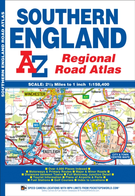 Southern England Regional Road Atlas, Paperback / softback Book