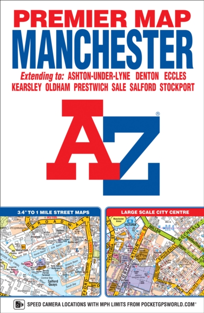 Manchester Premier Map, Sheet map, folded Book