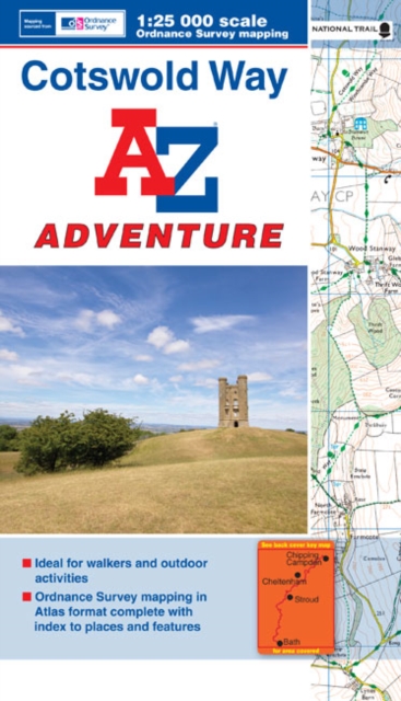 Cotswold Way Adventure Atlas, Paperback Book