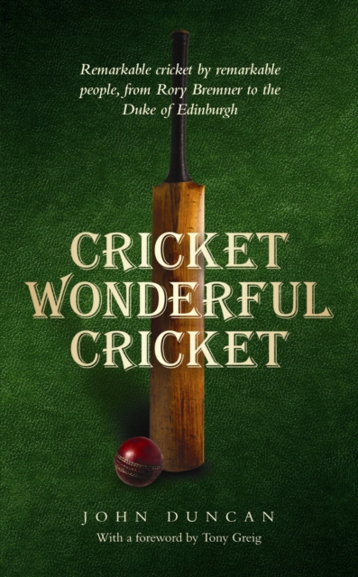 Cricket, Wonderful Cricket, Hardback Book