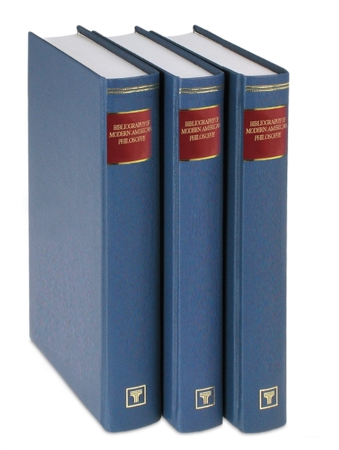 Bibliography of Modern American Philosophy, Hardback Book