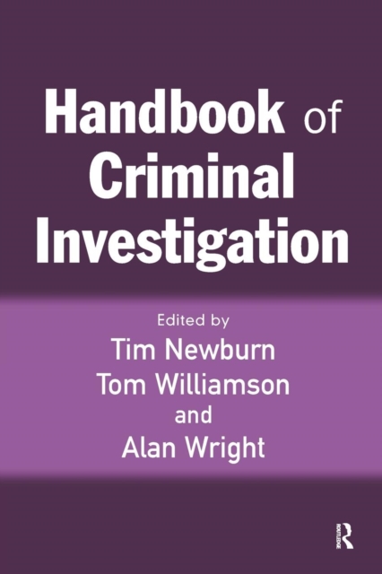 Handbook of Criminal Investigation, Paperback / softback Book