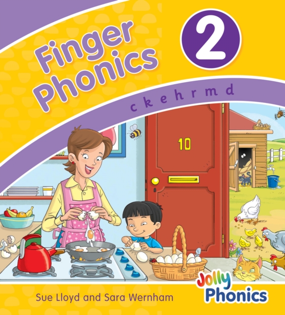 Finger Phonics Book 2 : in Precursive Letters (British English edition), Board book Book