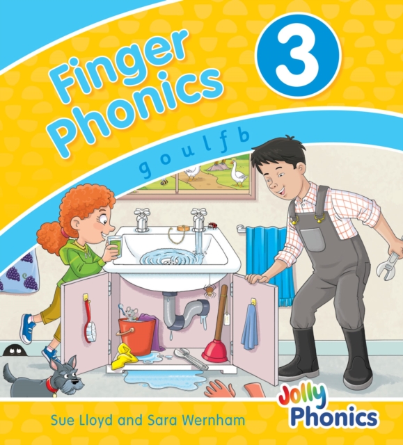 Finger Phonics Book 3 : in Precursive Letters (British English edition), Board book Book