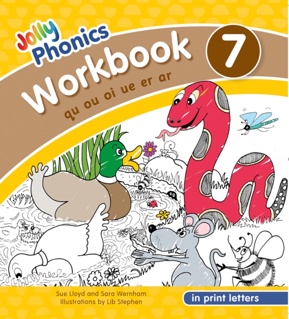 Jolly Phonics Workbook 7 : In Print Letters (American English edition), Paperback Book