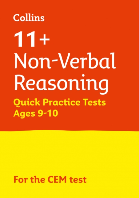 11+ Non-Verbal Reasoning Quick Practice Tests Age 9-10 (Year 5) : For the 2021 Cem Tests, Paperback / softback Book