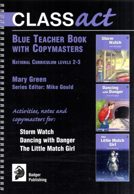 Class Act Blue Teacher Book with Copymasters, Spiral bound Book