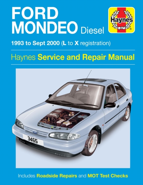 Ford Mondeo Diesel (93 - Sept 00) Haynes Repair Manual, Hardback Book