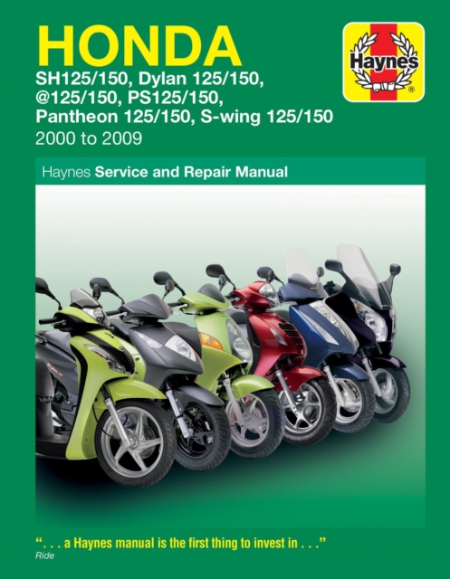 Honda 125 Scooters (Sh, Ses, Nes, Pes & Fes 125) (00 - 09), Paperback / softback Book