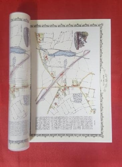 Walmley Village 1882 - Old Map Supplied Rolled in a Clear Two Part Screw Presentation Tube - Print Size 45cm x 32cm, Sheet map, rolled Book