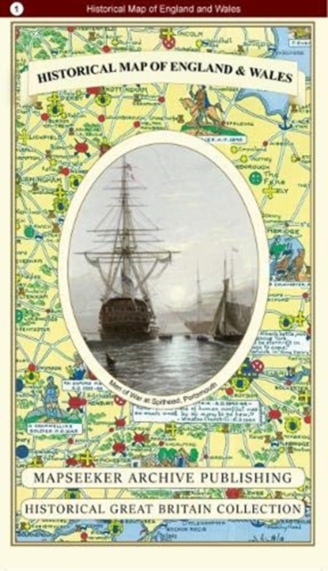 Historical Map of England and Wales, Paperback / softback Book