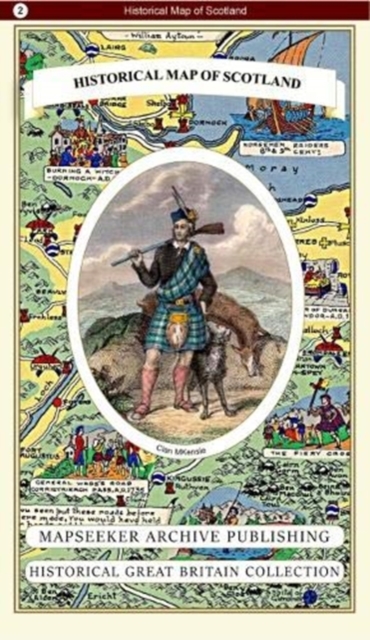 Historical Map of Scotland, Paperback / softback Book