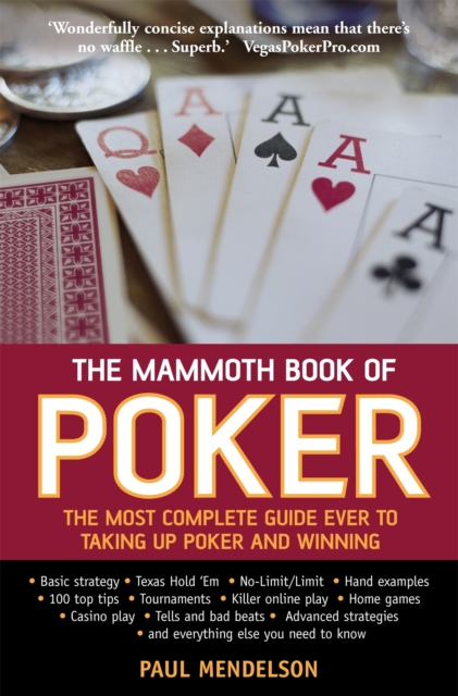The Mammoth Book of Poker, Paperback / softback Book