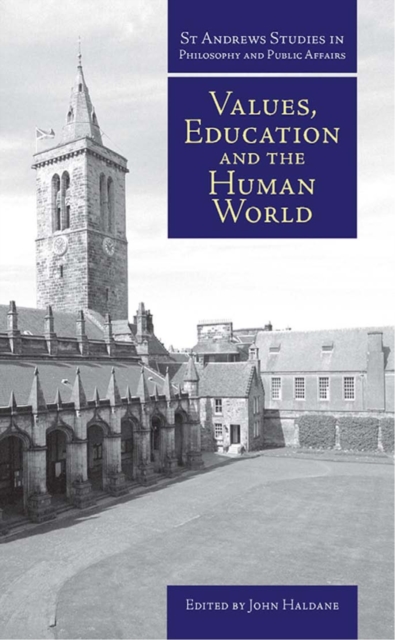 Values, Education and the Human World, PDF eBook