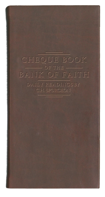 Chequebook of the Bank of Faith – Burgundy, Leather / fine binding Book