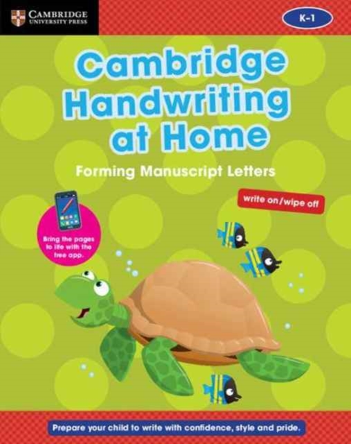 Cambridge Handwriting at Home: Forming Manuscript Letters, Paperback Book