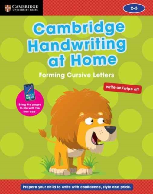 Cambridge Handwriting at Home: Forming Cursive Letters, Paperback Book
