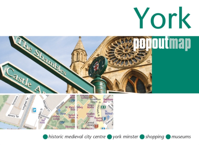 York PopOut Map, Sheet map, folded Book
