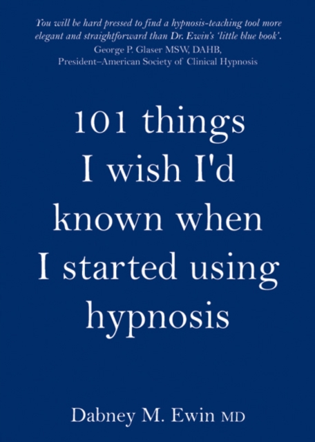 101 Things I Wish I'd Known When I Started Using Hypnosis, EPUB eBook