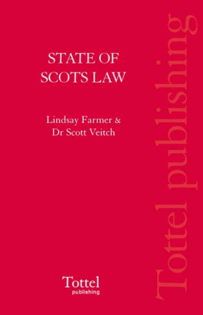 The State of Scots Law, Paperback / softback Book