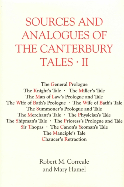 Sources and Analogues of the <I>Canterbury Tales</I>: vol. II, PDF eBook