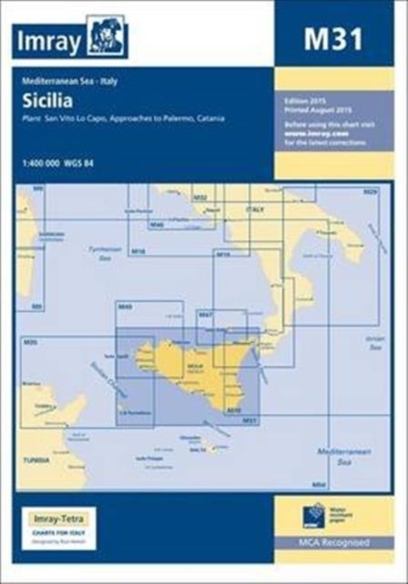 Imray Chart M31 : Sicily, Paperback / softback Book