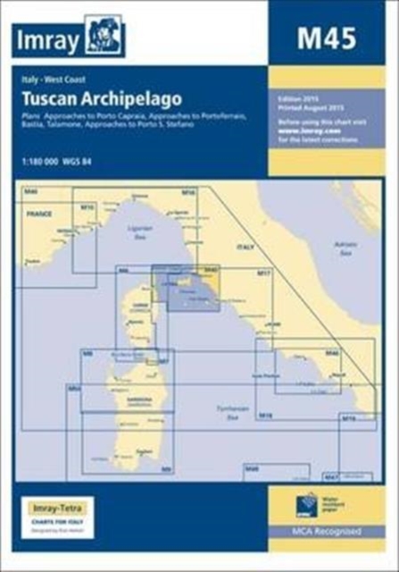 Imray Chart M45 : Tuscan Archipelago, Paperback / softback Book