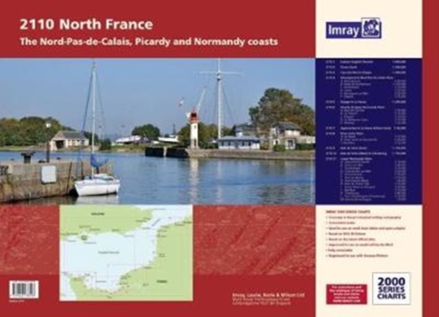 Imray Chart Atlas 2110 : North France - Nord-Pas-de-Calais, Picardy and Normandy Coasts, Sheet map, flat Book