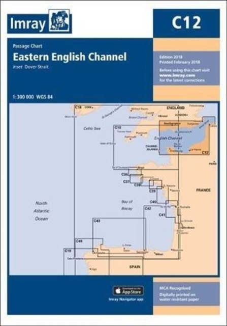 Chart C12 : Eastern English Channel Passage Chart, Paperback / softback Book