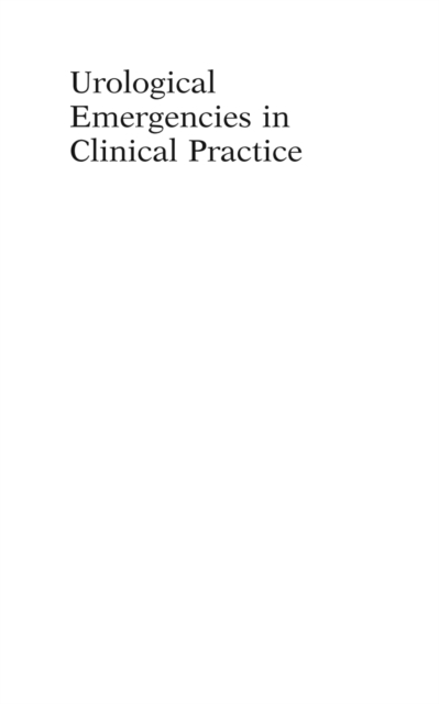Urological Emergencies in Clinical Practice, PDF eBook