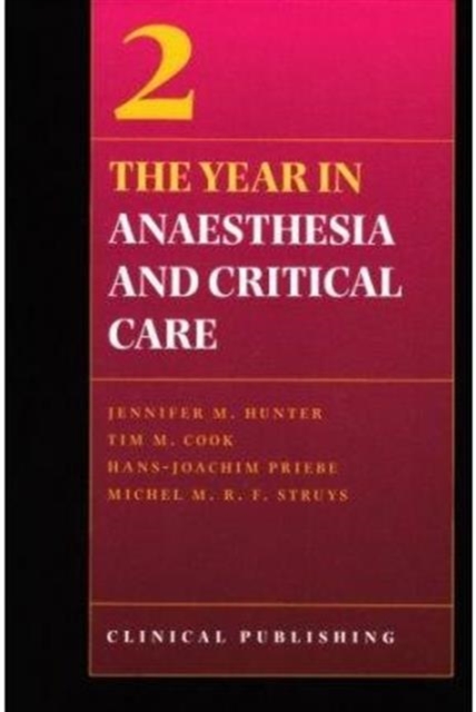 Anaesthesia and Critical Care : v. 2, Paperback / softback Book