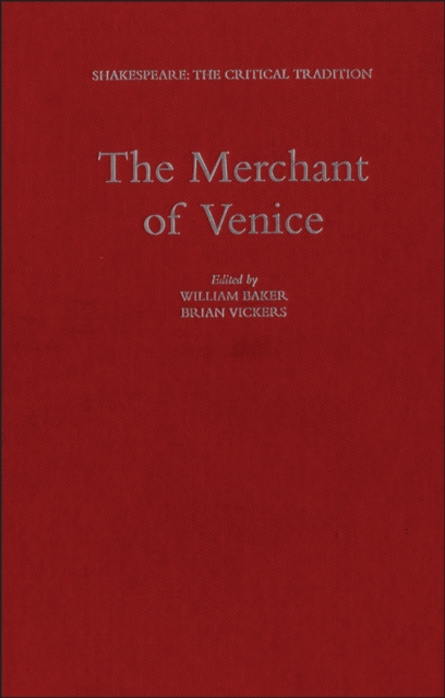 The Merchant of Venice : Shakespeare: the Critical Tradition, PDF eBook