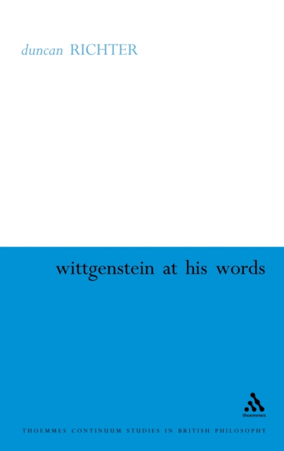 Wittgenstein at His Word, PDF eBook