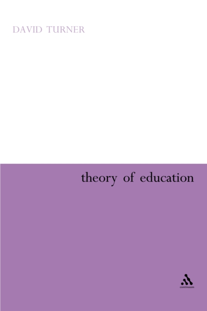 Theory of Education, PDF eBook