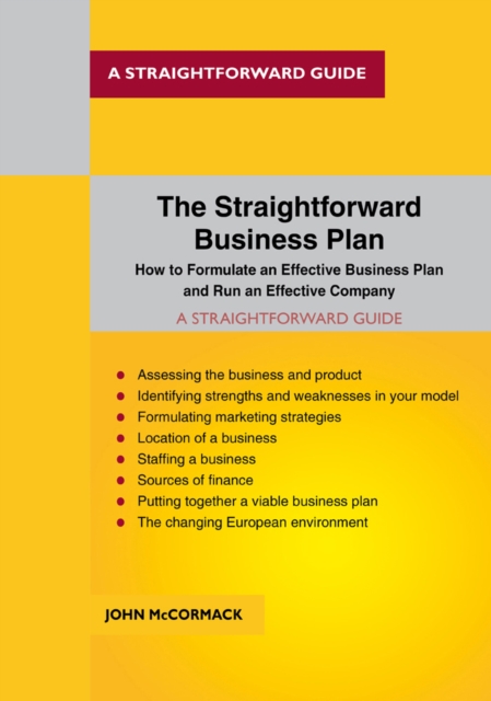 The Straightforward Business Plan, Paperback / softback Book