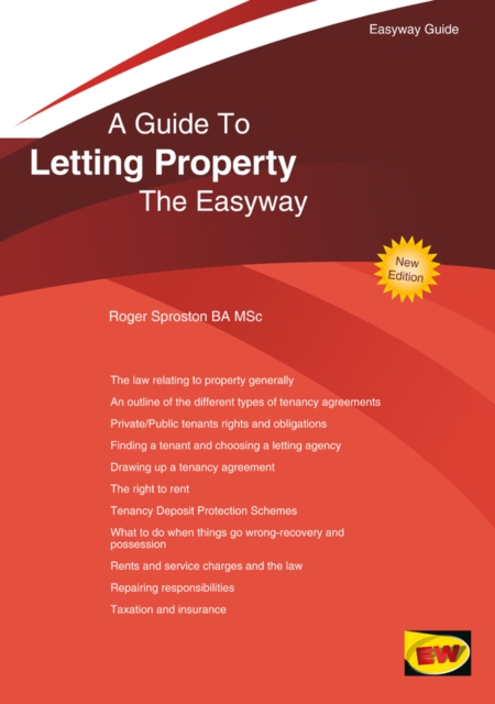 A Guide To Letting Property : The Easyway, Paperback / softback Book