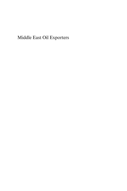 Middle East Oil Exporters : What Happened to Economic Development?, PDF eBook