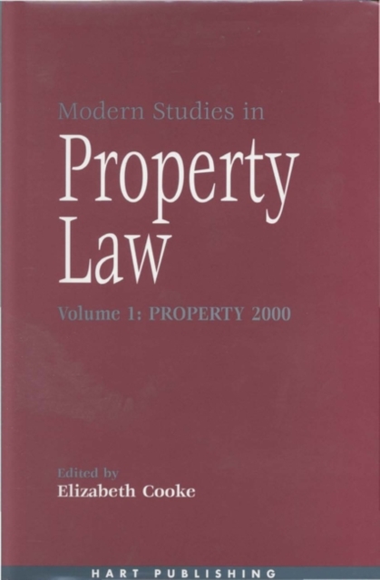 Modern Studies in Property Law - Volume 1, PDF eBook