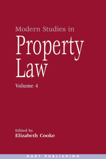 Modern Studies in Property Law - Volume 4, PDF eBook