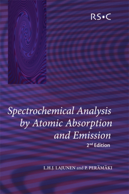 Spectrochemical Analysis by Atomic Absorption and Emission, PDF eBook