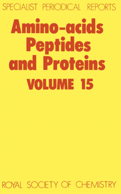 Amino Acids, Peptides and Proteins : Volume 15, PDF eBook