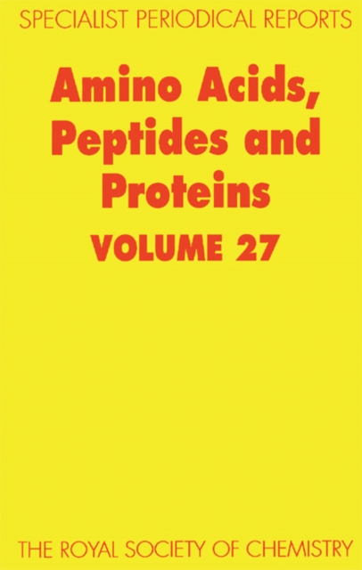 Amino Acids, Peptides and Proteins : Volume 27, PDF eBook
