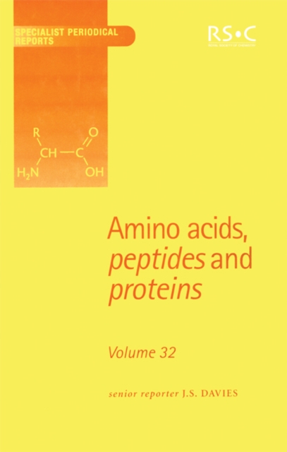 Amino Acids, Peptides and Proteins : Volume 32, PDF eBook