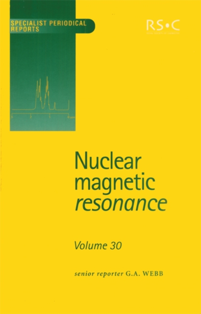 Nuclear Magnetic Resonance : Volume 30, PDF eBook