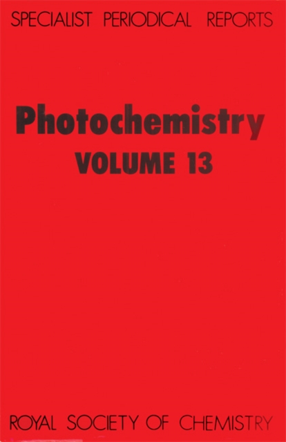 Photochemistry : Volume 13, PDF eBook