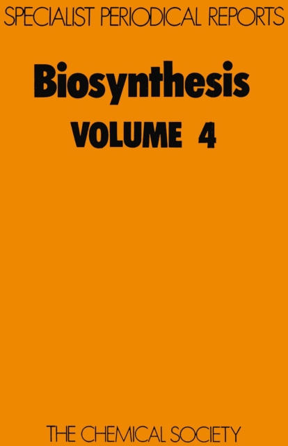 Biosynthesis : Volume 4, PDF eBook